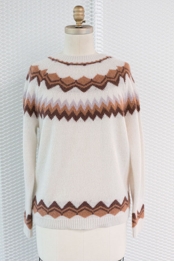 360 Sweater- Twiggy Vanilla/Multi