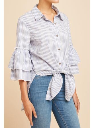Ella Moss - Ruffle Sleeve Blouse