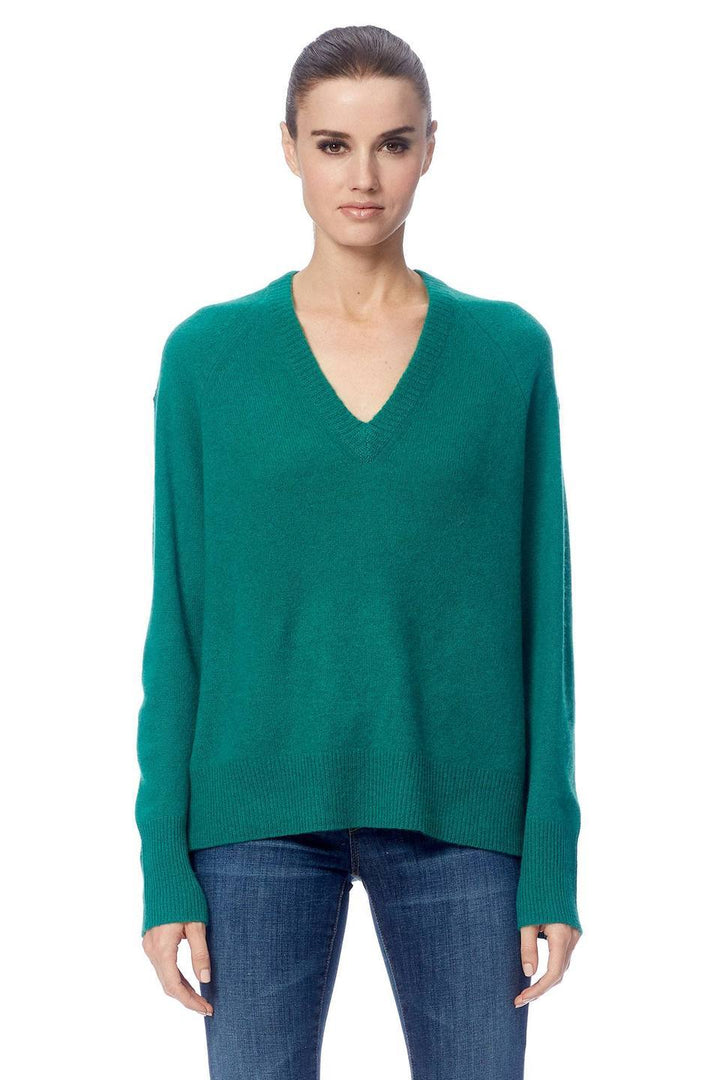 360 Cashmere - Callie Cashmere Sweater in Emerald