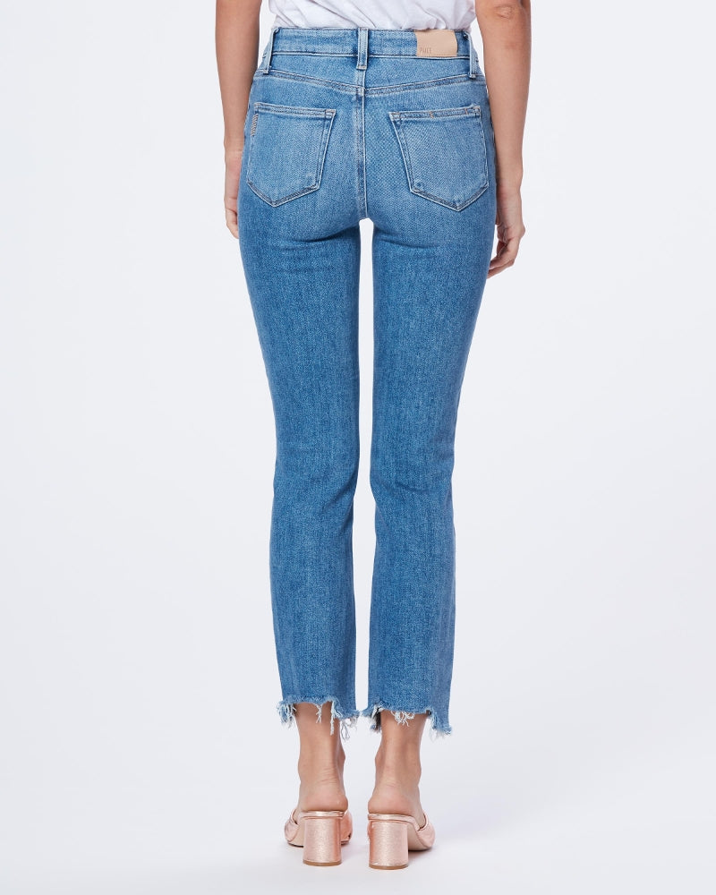 Paige - Cindy Mel High Rise Jeans with Destroyed Hem