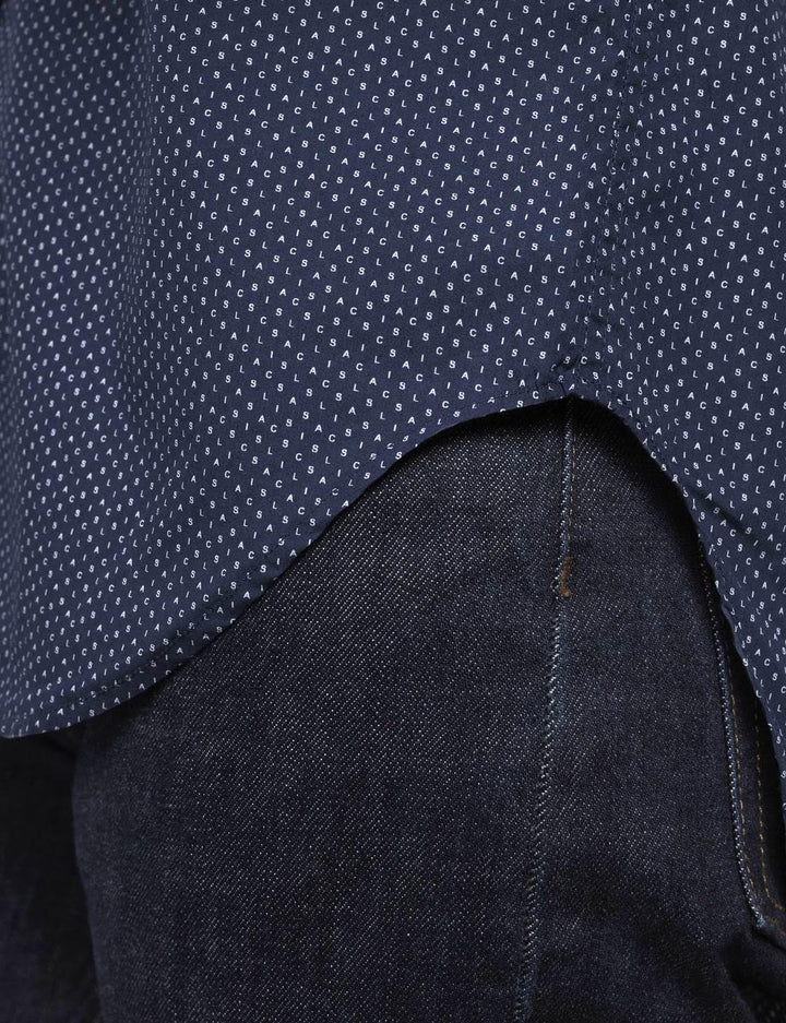 Frank & Eileen - Women Button Down Shirt in Navy w/ Classic All Over