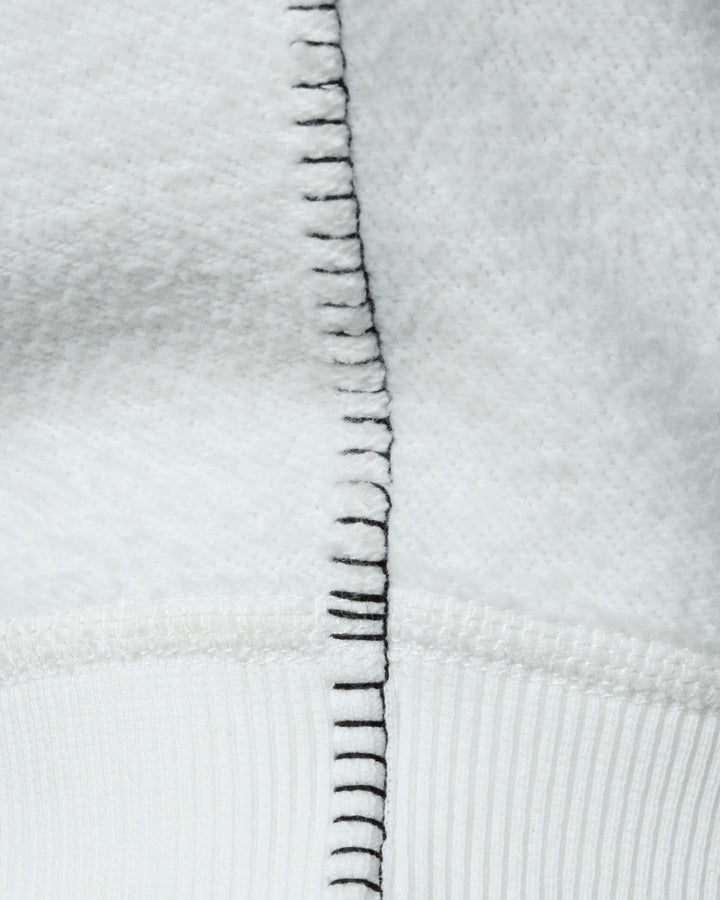 Rag & Bone - Brushed Inside Out Terry Sweatshirt Ivory