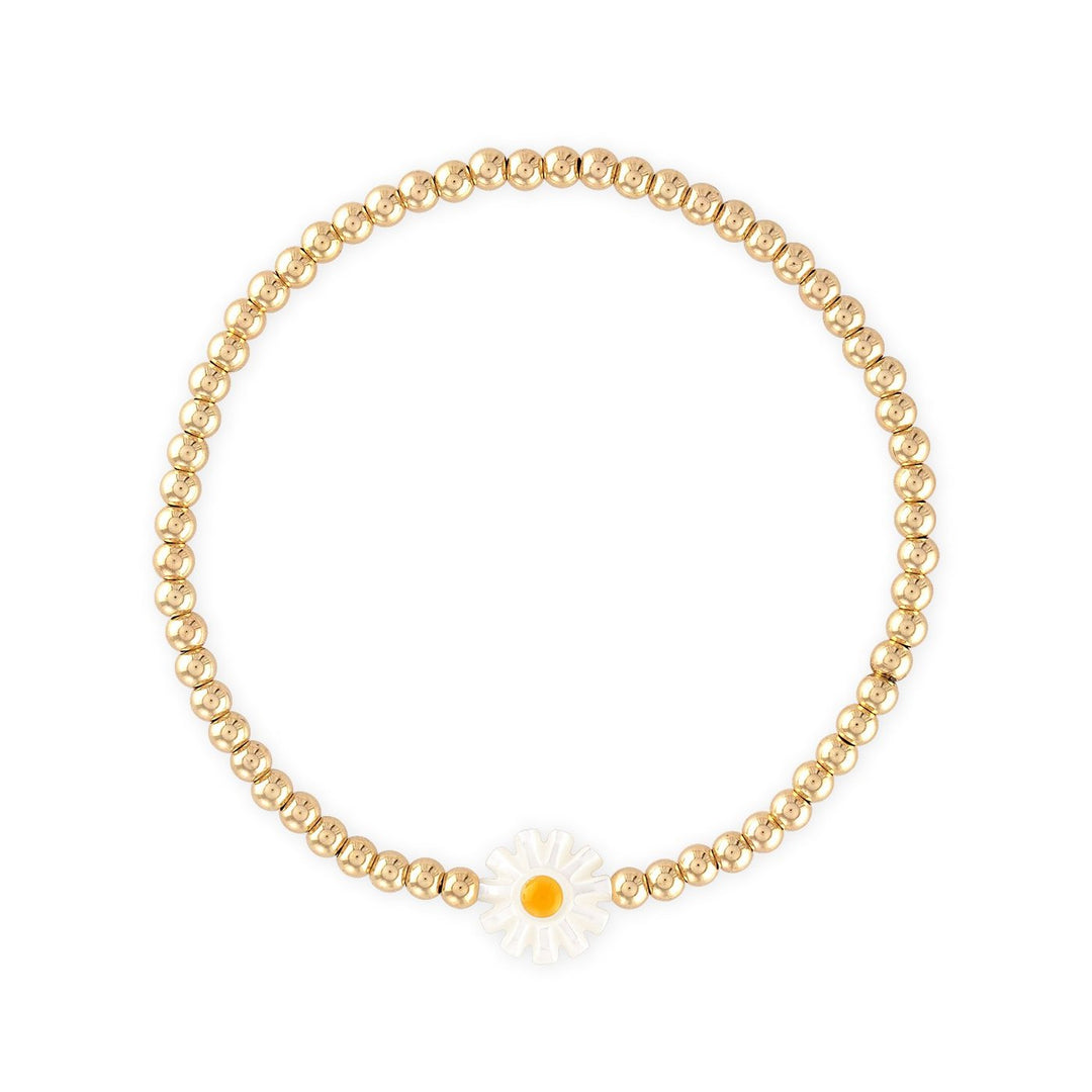 Alexa Leigh - 3mm Daisy Gold Ball Bracelet
