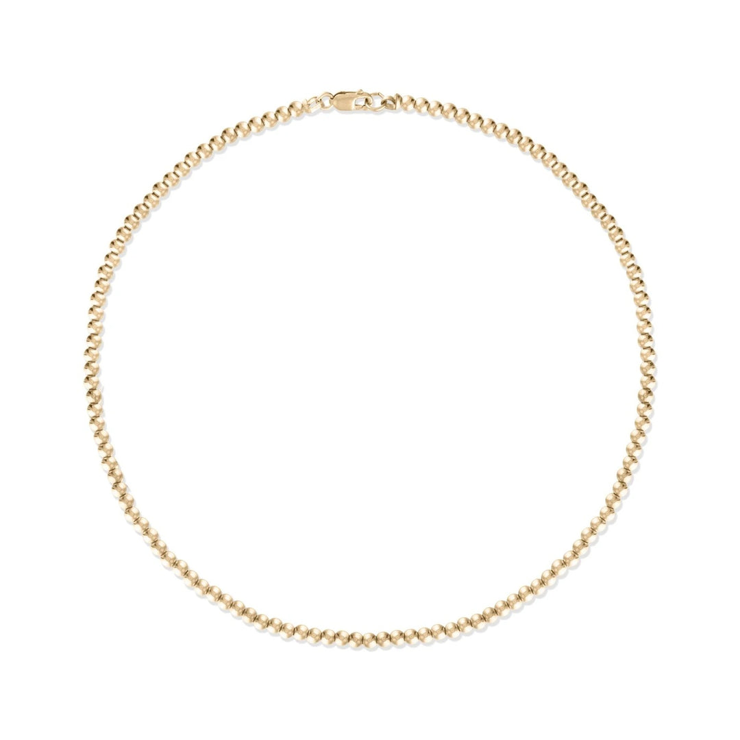 Alexa Leigh - 3mm Gold Ball 15" Necklace