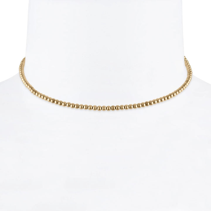 Alexa Leigh - 18" 3mm Gold Ball Necklace