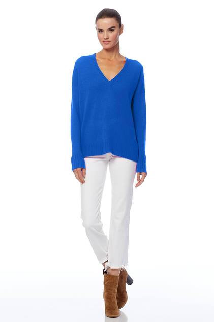 360 Cashmere - Kristina Sweater in Electric Blue