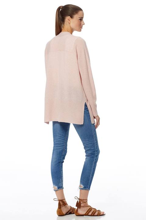 360 Cashmere - Michaela Cardigan in Honey Pink