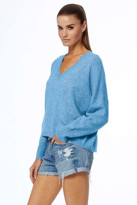360 Cashmere - Marina Sweater in Capri Blue