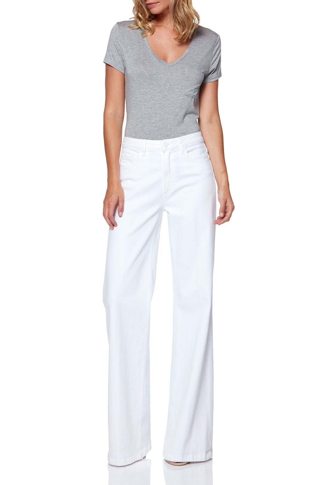 Paige Premium Denim - Sutton Wide Leg in Crisp White