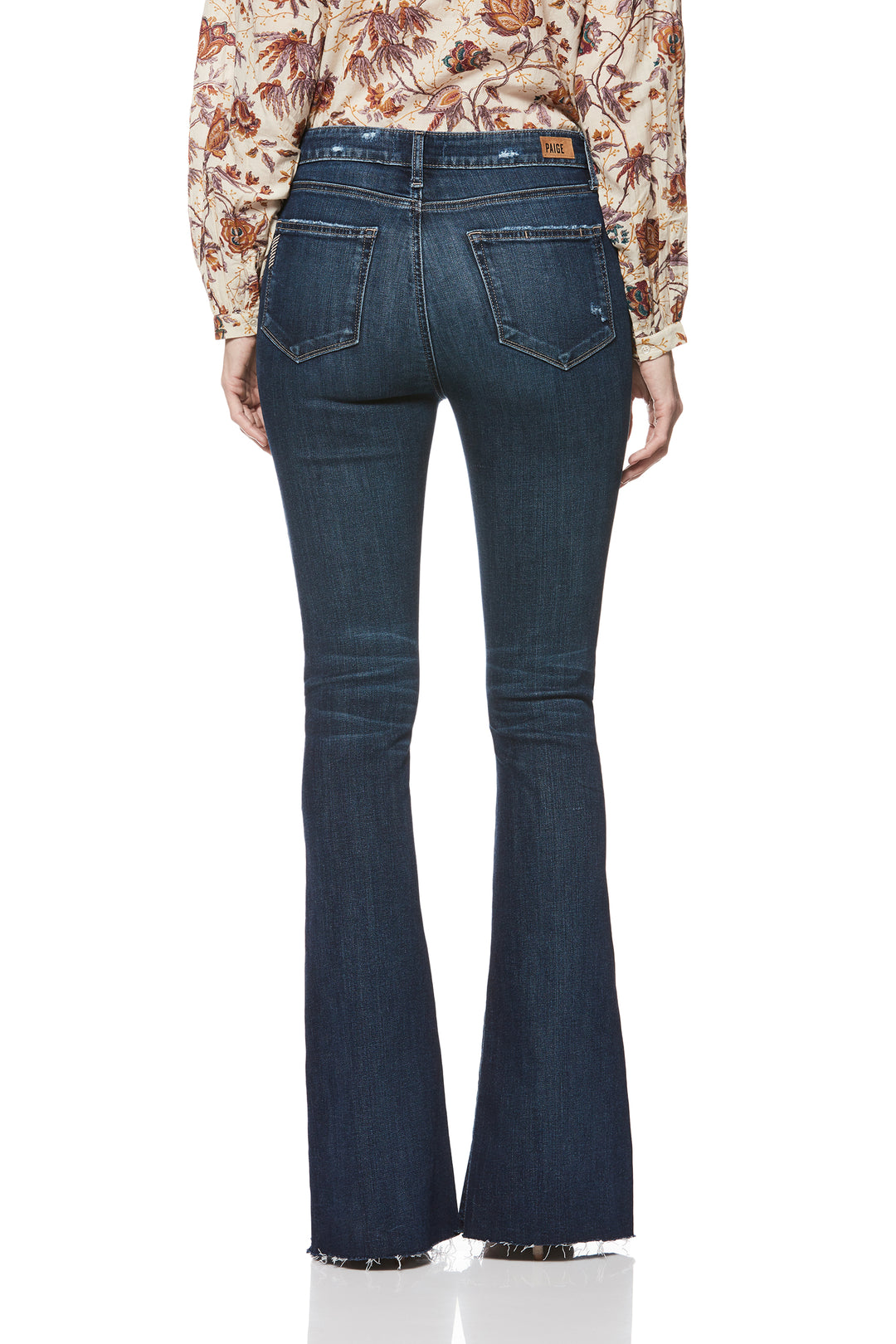 Paige Premium Denim- High Rise Lou Lou Flare Twist Casabella