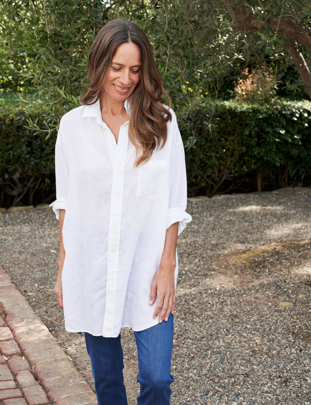 Frank & Eileen - Mackenzie Button-Up Shirt in White