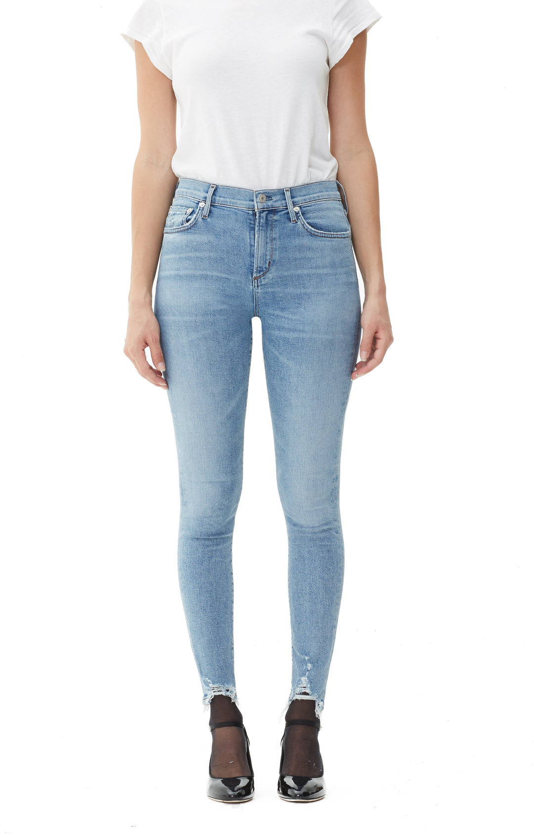 AGOLDE - Sophie Hi Rise Skinny Scheme Denim