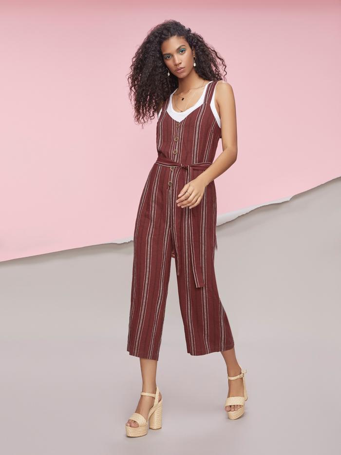 Multi sold striped jumpsuit - Official Online Store