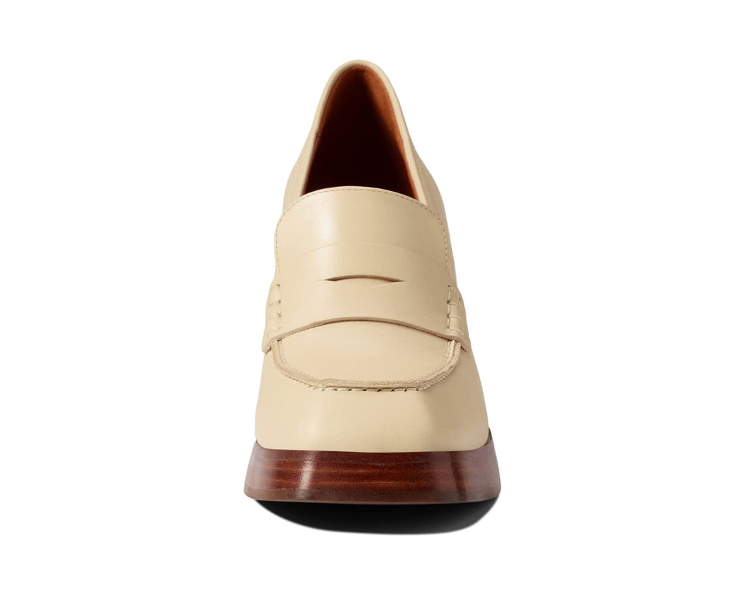 Alohas - Busy High Heel Loafers in Ivory Shoes