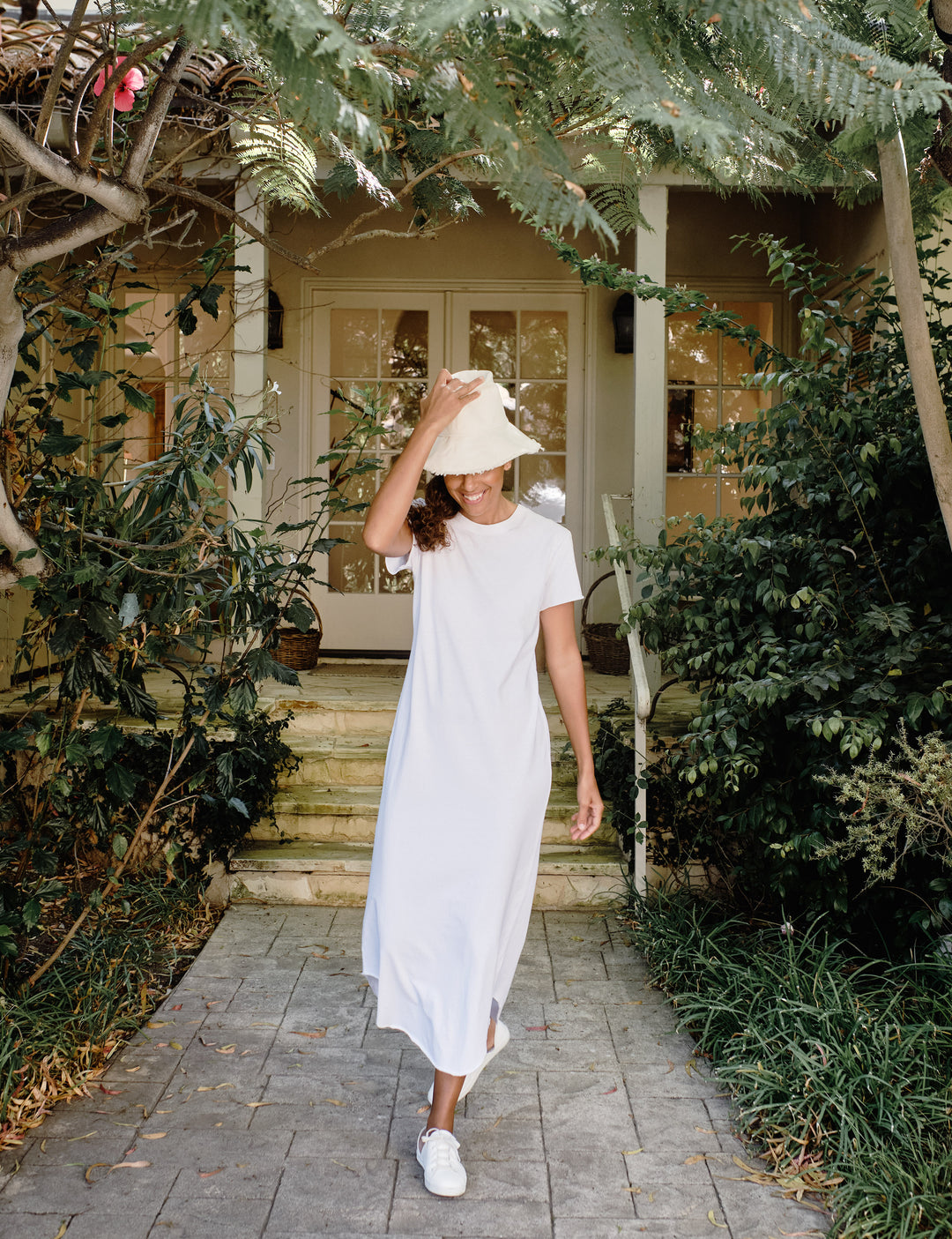 Frank & Eileen - Perfect Tee Dress in White