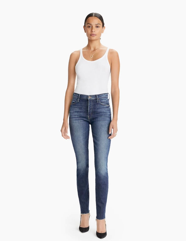 Mother Denim - The Stunner Fray Skinny Jeans in Roasting Nuts