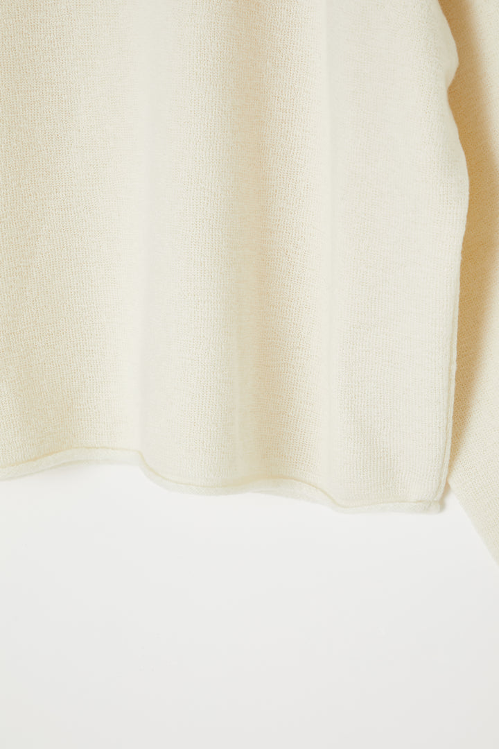 Moussy Denim - MV Exquisite Neck Knit in O/WHT 011