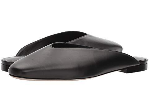 VINCE - Levins Black leather slides
