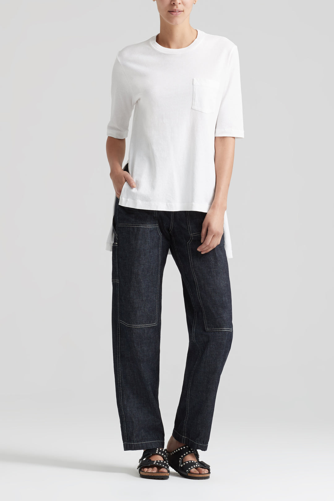 Citizens of Humanity - Jersey Hi-Lo in Optic White