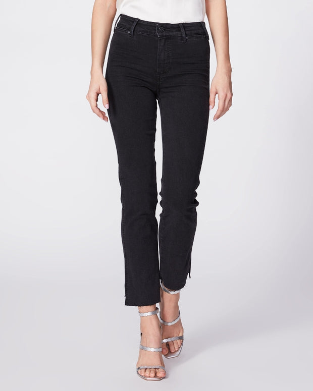 Paige Denim - Cindy Straight Leg Jeans w/ Seaming Details in Lights Out