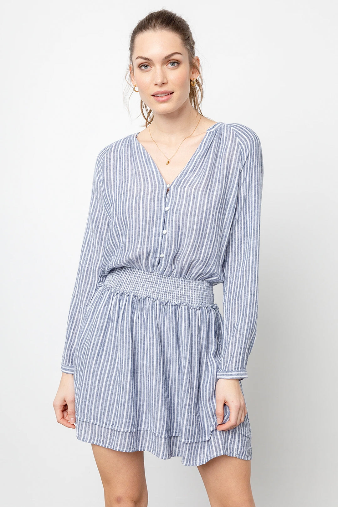 rails linen dress Rails | Loulou Dress - Magalia Stripe | Premium Linen | Size XS