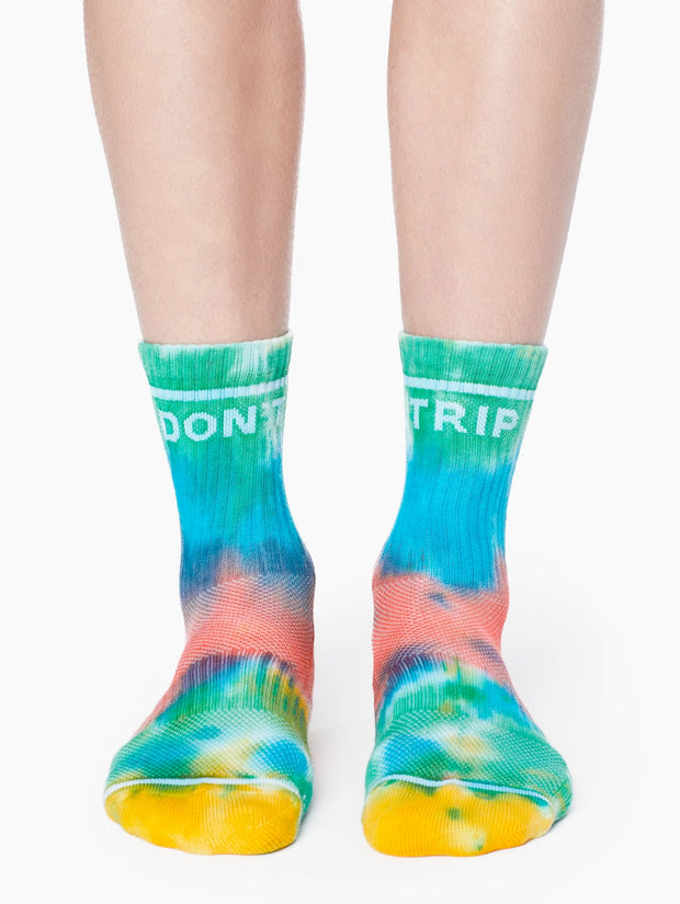 Mother - Baby Steps Socks in Don't Trip Tie Dye