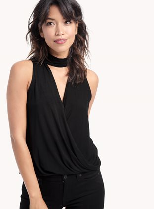 Ella Moss - Collared Surplice Top