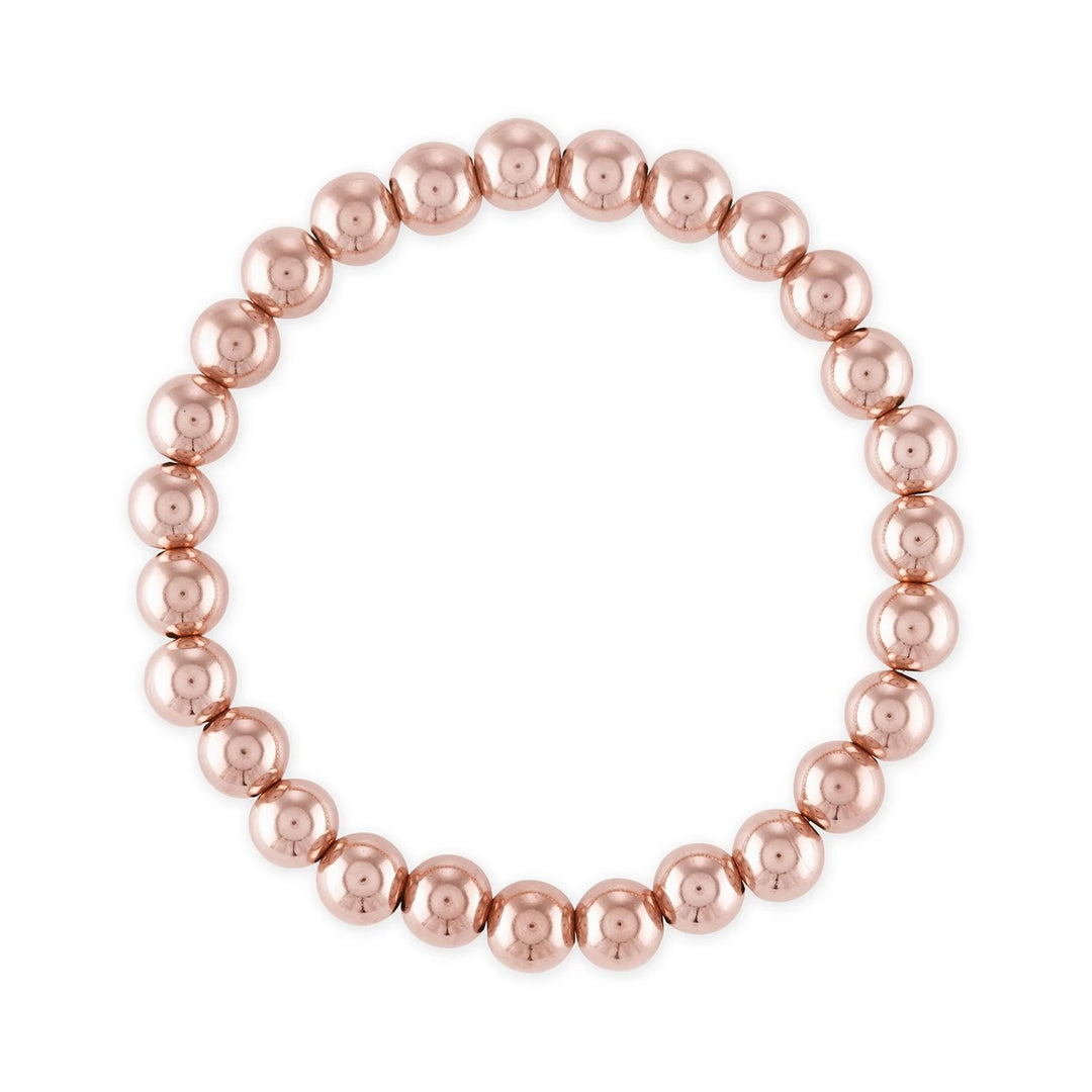 Alexa Leigh - 7mm Rose Gold Ball Bracelet