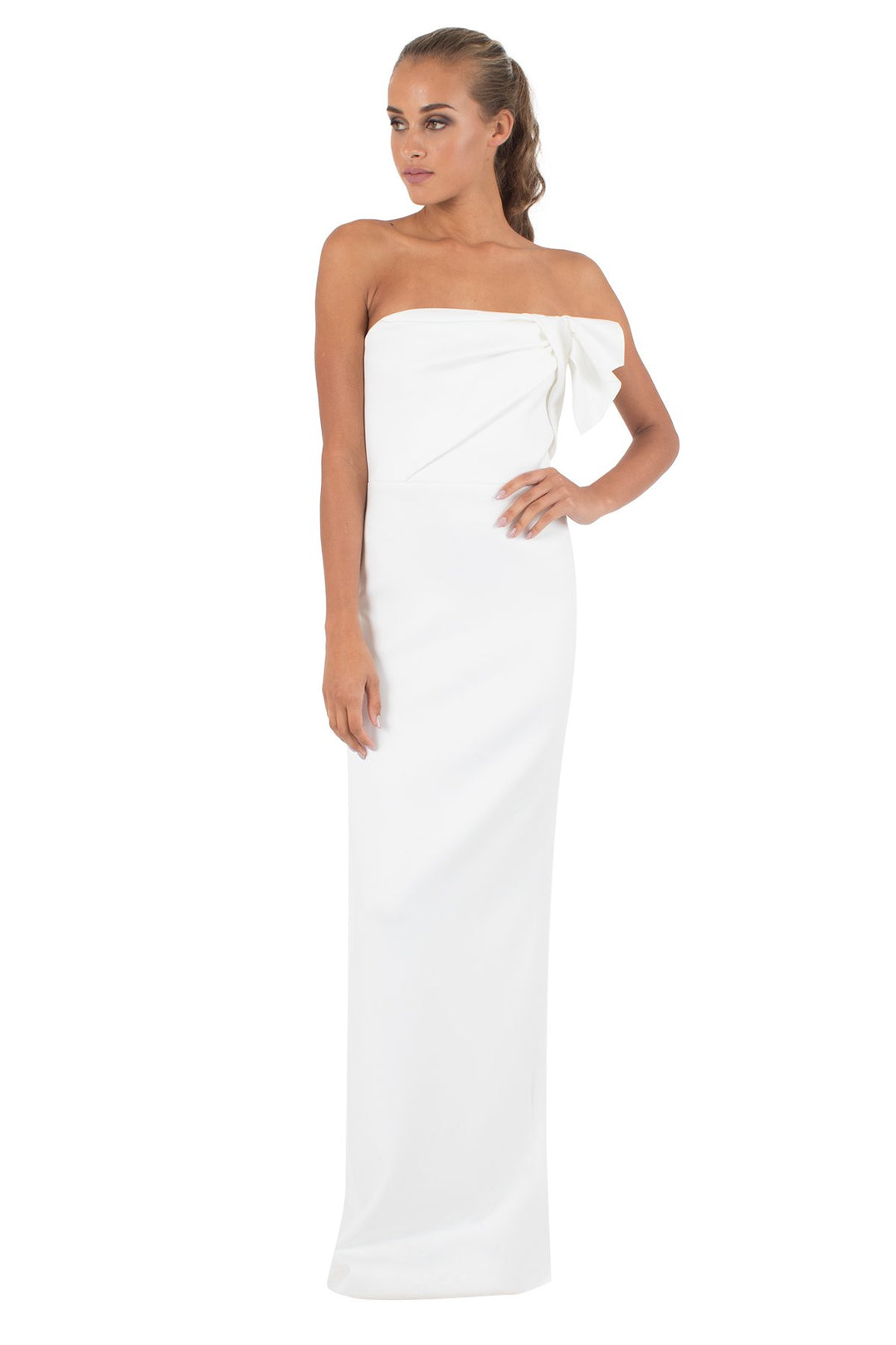 Black Halo - Divina Gown in Whip Cream