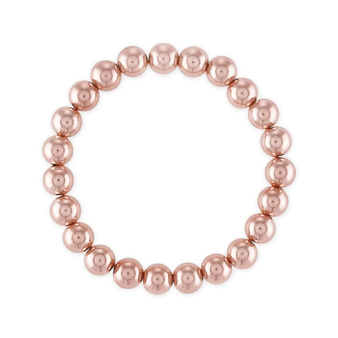 Alexa Leigh - 8mm Rose Gold Ball Bracelet