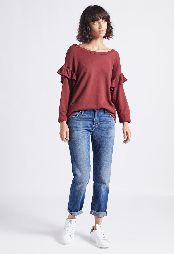 Current Elliott - The Ruffle Sweatshirt