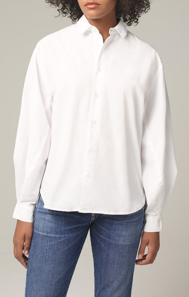 Citizens Of Humanity - Marisa Lantern Sleeve Shirt in White