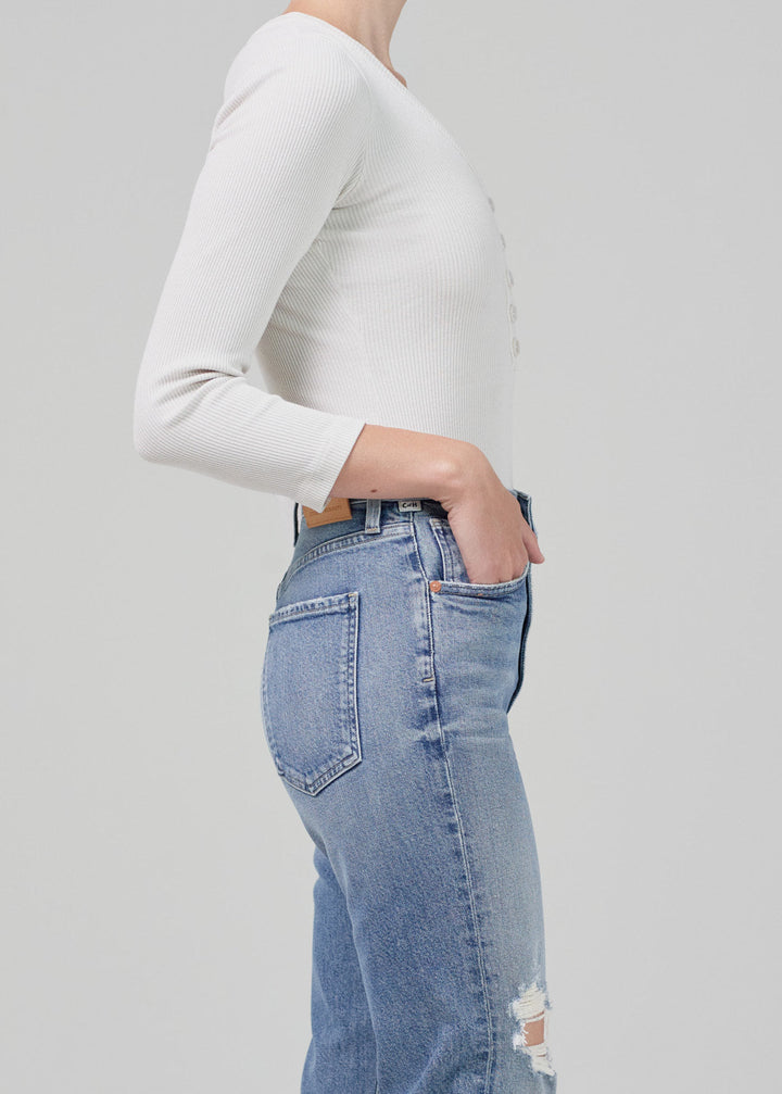 Citizens of Humanity - Aideen Rib Henley in Batiste