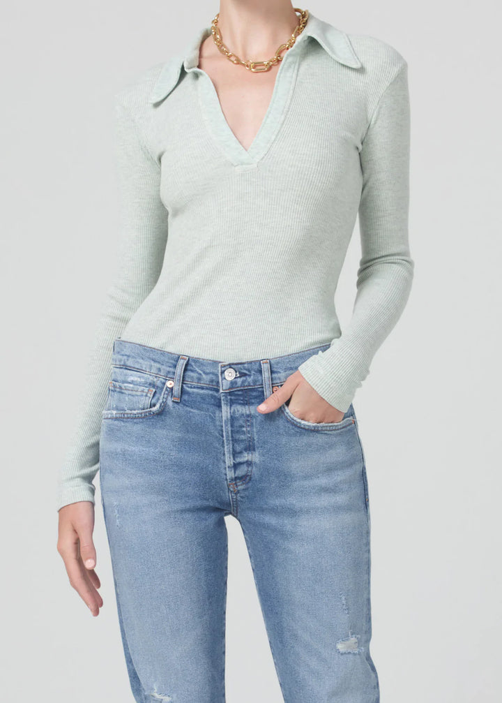 Citizens of Humanity - Alba Polo in Lichen Heather
