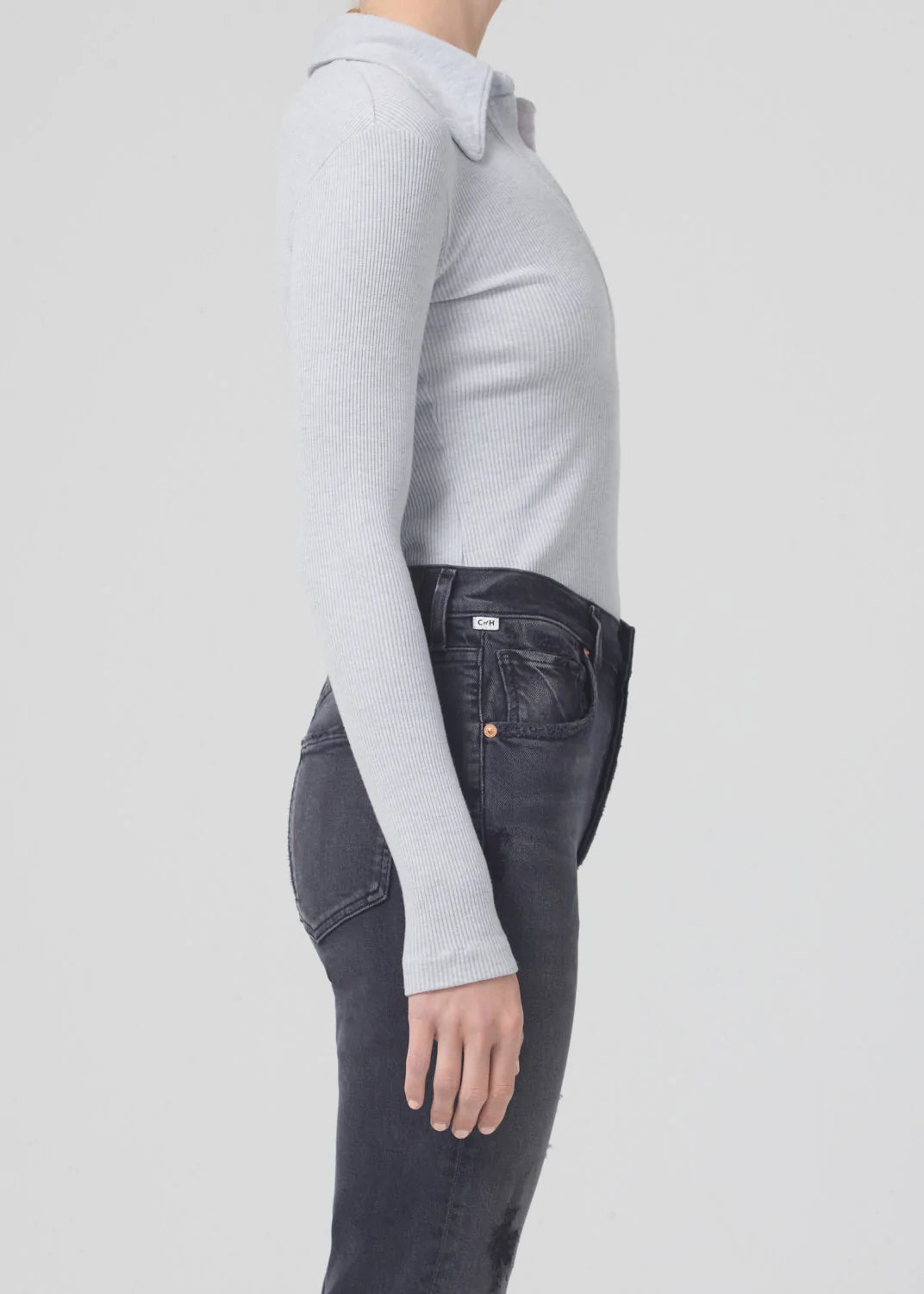 Citizens of Humanity - Alba Polo in Sparrow Heather