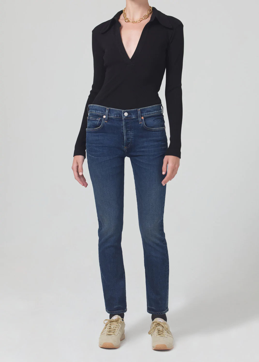 Citizens of Humanity - Alba Polo in Black