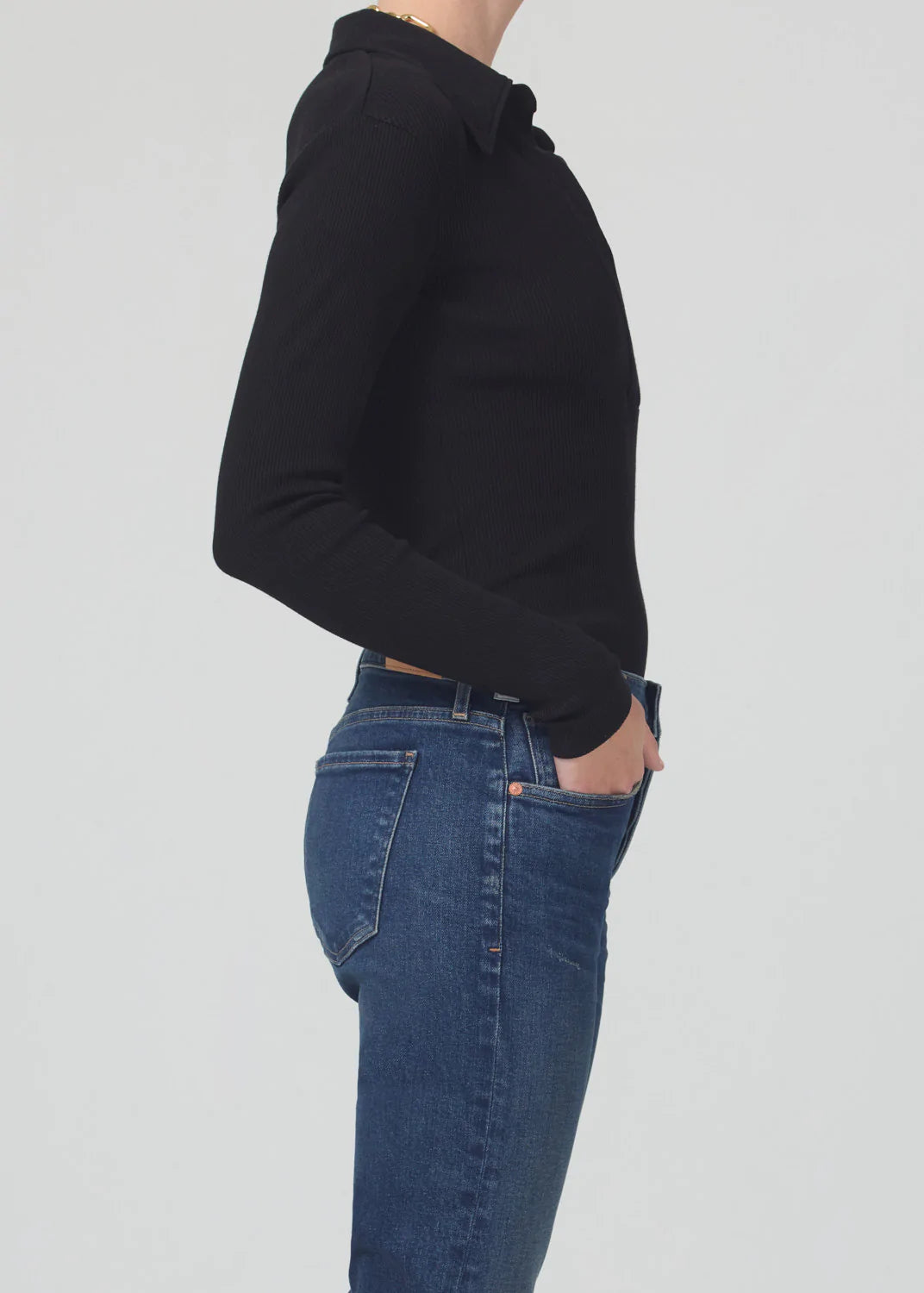 Citizens of Humanity - Alba Polo in Black