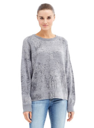 360 Sweater - Rose Heather Grey