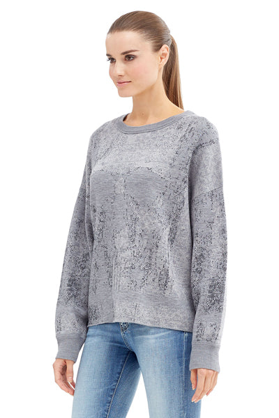 360 Sweater - Rose Heather Grey