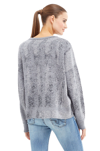 360 Sweater - Rose Heather Grey