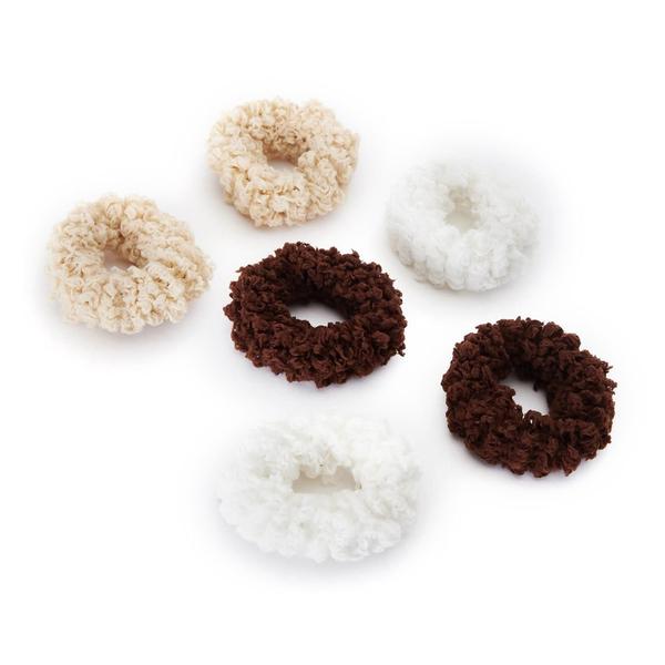 Kitsch - Organic Cotton Fluffy Ponies 6pcs in Neutral