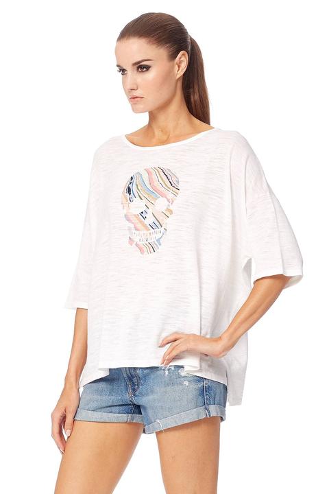 360 Sweater- Sanset White/Multi Skull