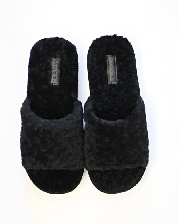 VINCE - Kalina Shearling, Black