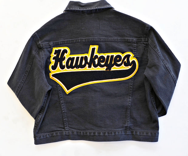 BG - Hawkeye Denim Varsity Letter Jacket