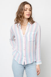 Rails - Ellis Button-Down Shirt in Iris Stripe