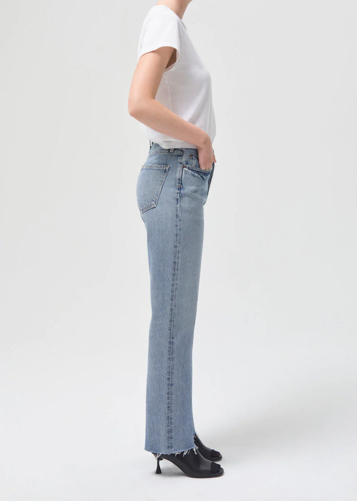 AGoldE - Lana Mid Rise Vintage Straight in Sway