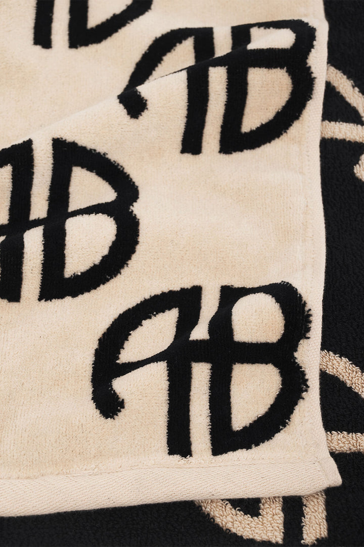 Anine Bing - Bahia Towel in Beige Monogram Print