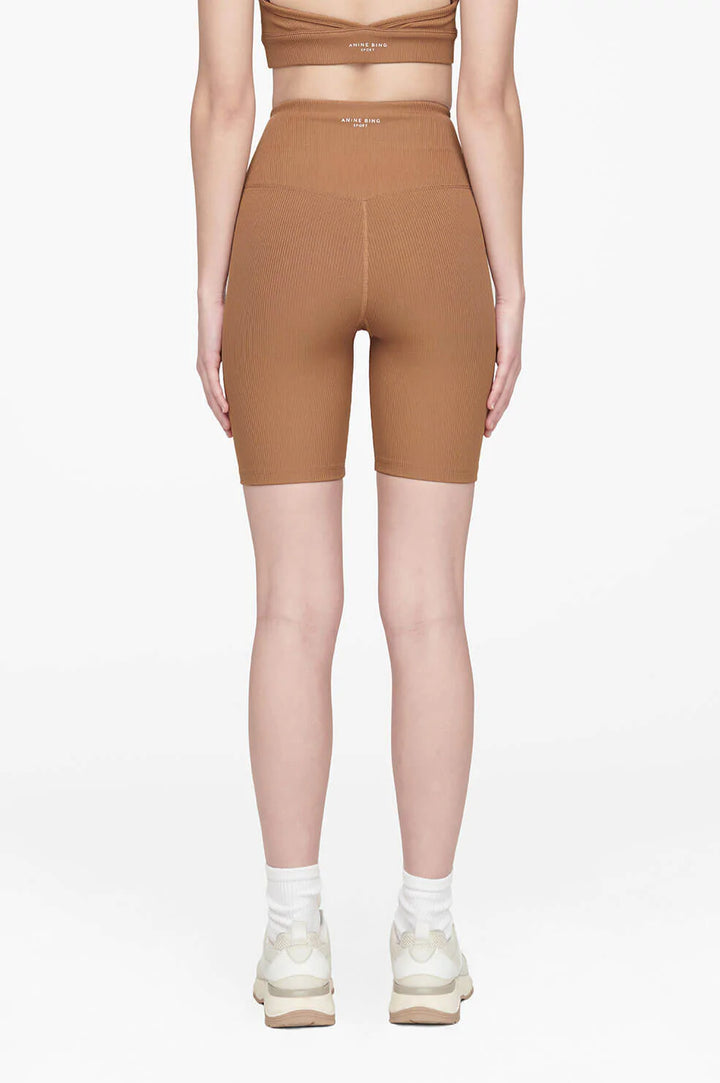 Anine Bing - Blake Biker Short in Camel