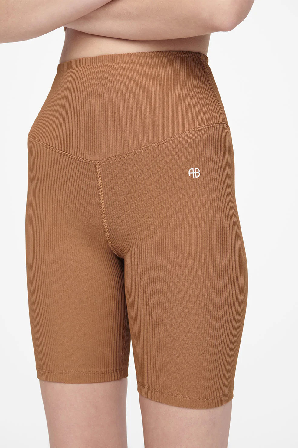 Anine Bing - Blake Biker Short in Camel