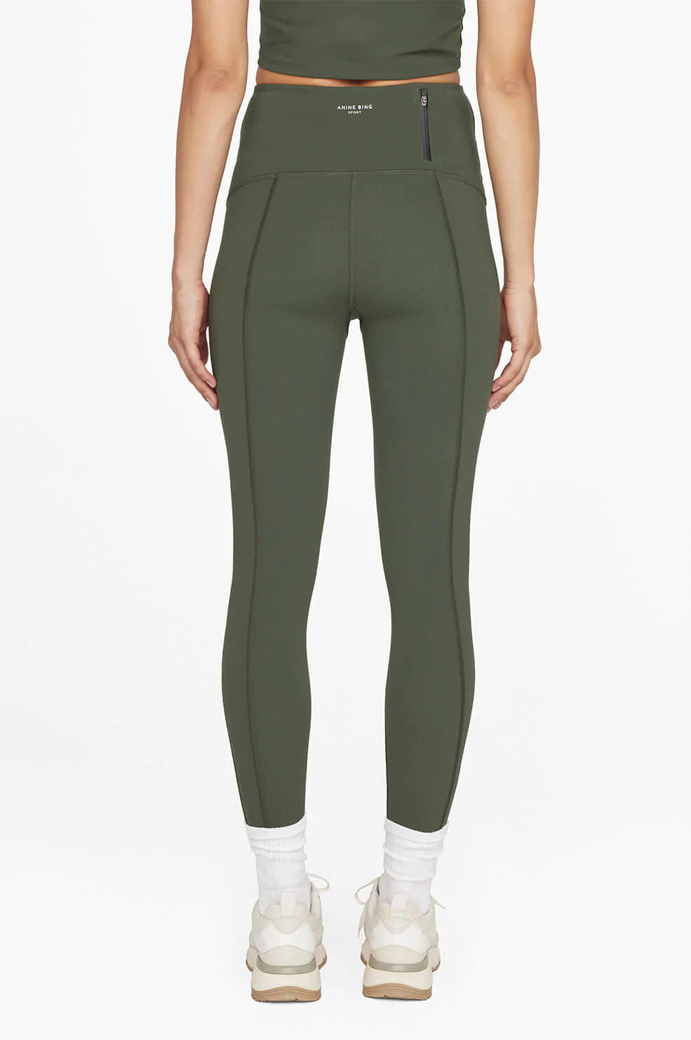 Anine Bing - Bran Legging in Dark Olive